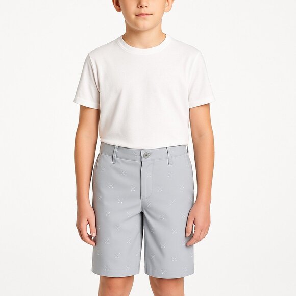 Under Armour Boys gray long Shorts pockets size 16 - Picture 1 of 5